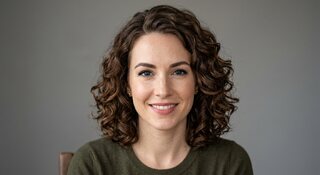 Классический боб средней длины с романтическими локонами